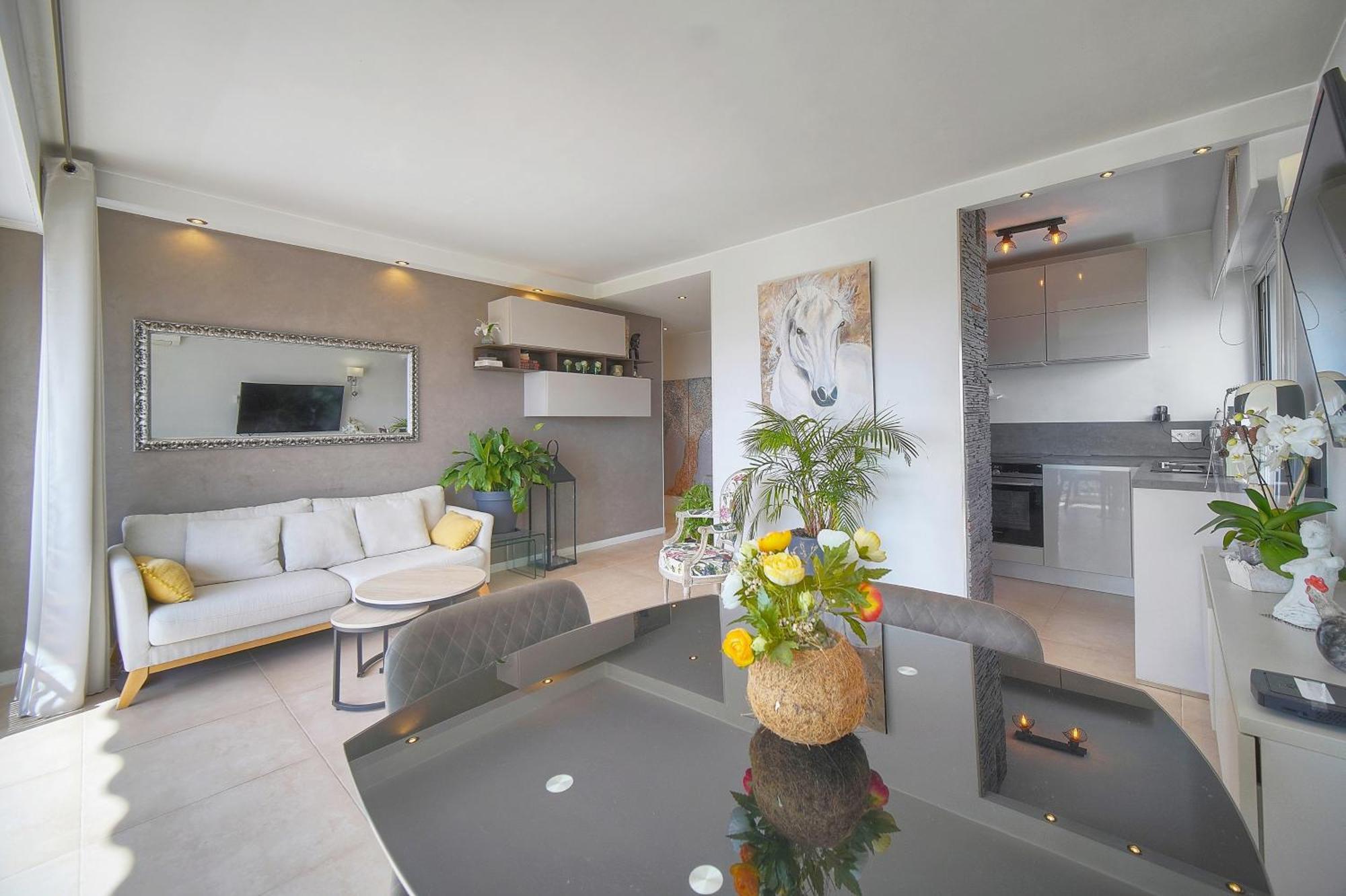 Frgk "Etoile Du Sud Terrasse Vue Mer Palm Beach" 칸느 외부 사진